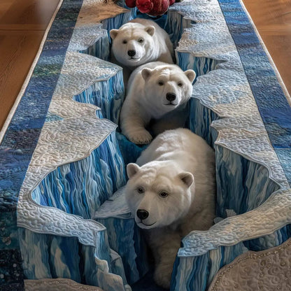 Polar Bear Quilted Table Runner