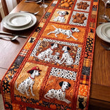 Halloween Dalmatian Quilted Table Runner