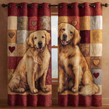 Pawfect Match Quilted Curtains