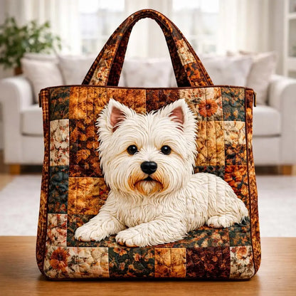 Cute Dog Handmade Tote Bag