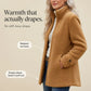 Full-Zip Lambswool-Feel Stand Collar Jacket