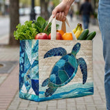 Ocean Breeze Quilted Shopping Bag