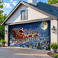 Midnight Flight To Christmas Garage Door Banner Decoration