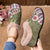 Women’s Winter Ankle Floral Embroidered Shoes