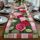 Blooming Elegance Quilted Table Runner