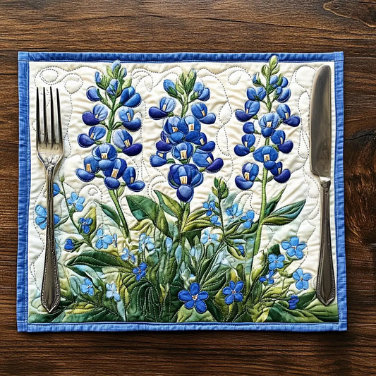 Bluebonnet Serenade Quilted Place Mat