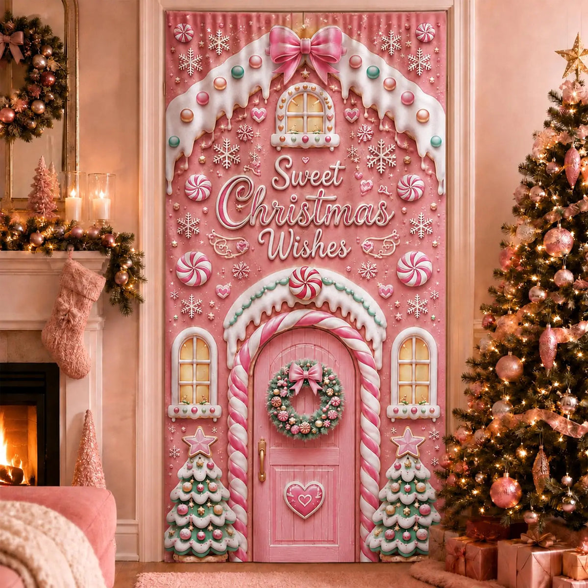 Christmas Door Cover – Instant Holiday Decor