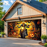 Born To Ride Built For Halloween Garage Door Banner Decoration