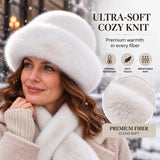 Winter Plush Thickened Scarf and Hat Warm Set