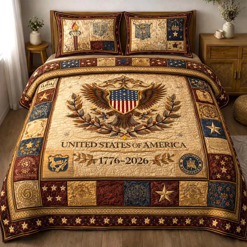 Heritage Patch Quilted Bedding Set
