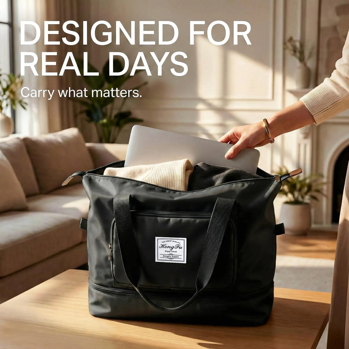 Foldable Carry-On Travel Bag