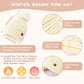 3 in 1 Winter Warmer Beanie Fleece Lined Knit Hat Scarf Gloves Gift Set