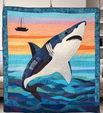 Apex Waves Quilted Blanket