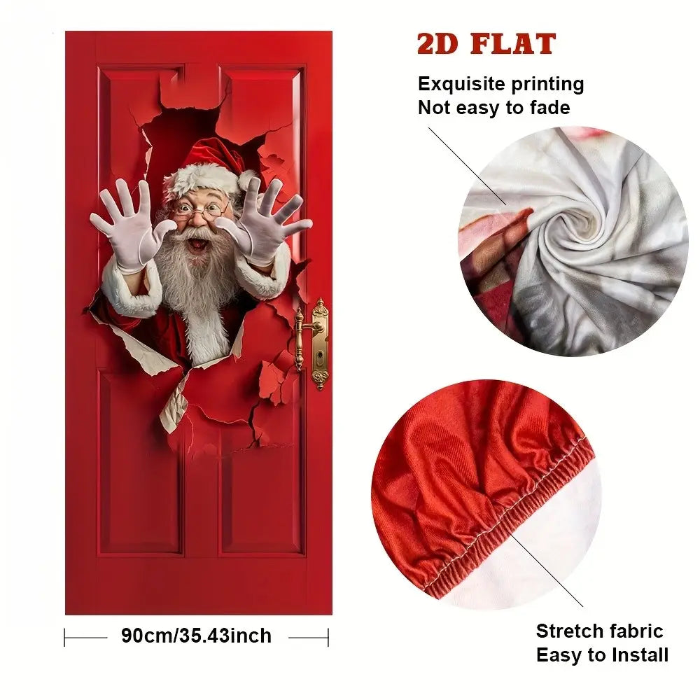 Christmas Door Cover – Instant Holiday Decor