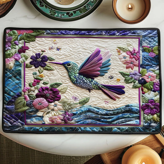 Floral Dazzle Quilted Place Mat