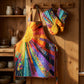 Sun Quilted Apron Set (2-Piece) – Padded Apron + Heat-Resistant Oven Mitts