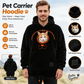 Cozy Pet Carrier Hoodie Built in Pouch for Cats Small Dogs
