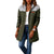 Women's Casual Color Blocked Cotton Padded Jacket
