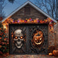 The Haunted Gate Halloween Garage Door Banner Decoration