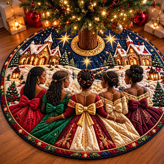 Melanin Queens Quilted Tree Skirt