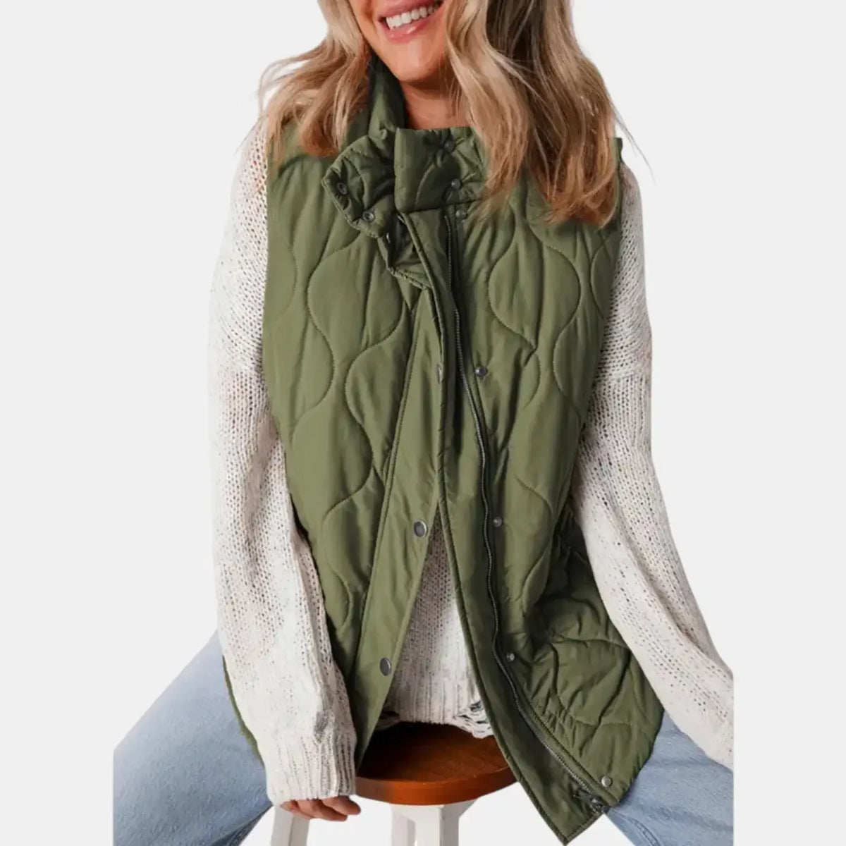 Women's Quilted Hooded Puffer Vest