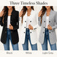 Women's Long Sleeve Blazer Casual Jacket With Pocket
