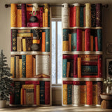 Patchwork Library Quilted Curtains