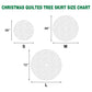 Feathered Cheer Quilted Tree Skirt