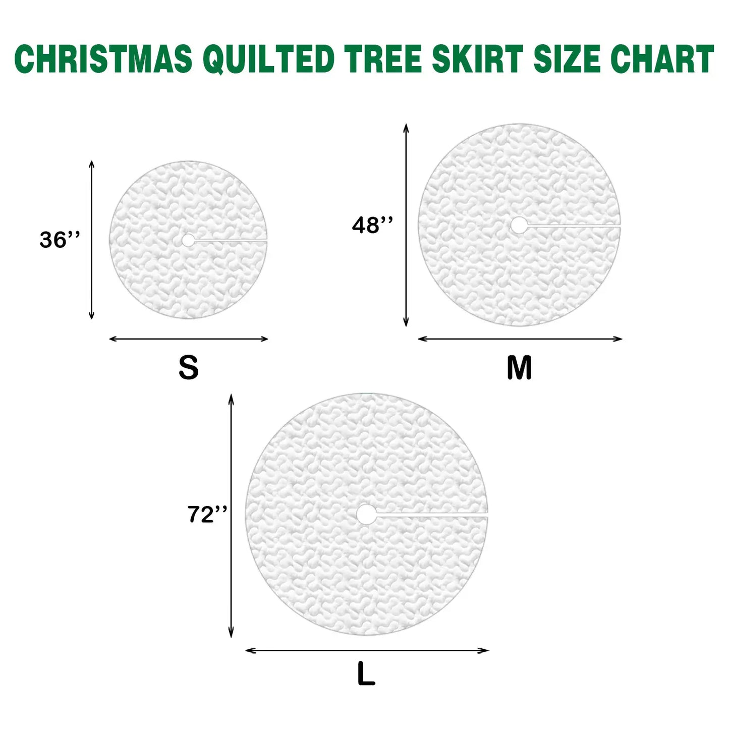 Feathered Cheer Quilted Tree Skirt