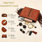 Bohemian PU Crossbody Bag with Western Fringe Tassels & Zipper Closure