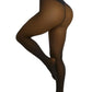 Women's Fleece Lined Tights Body Slimming Leggings Sheer Fake Translucent