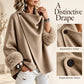 Wool-blend Jacket with An Asymmetric Faux-fur Cuff