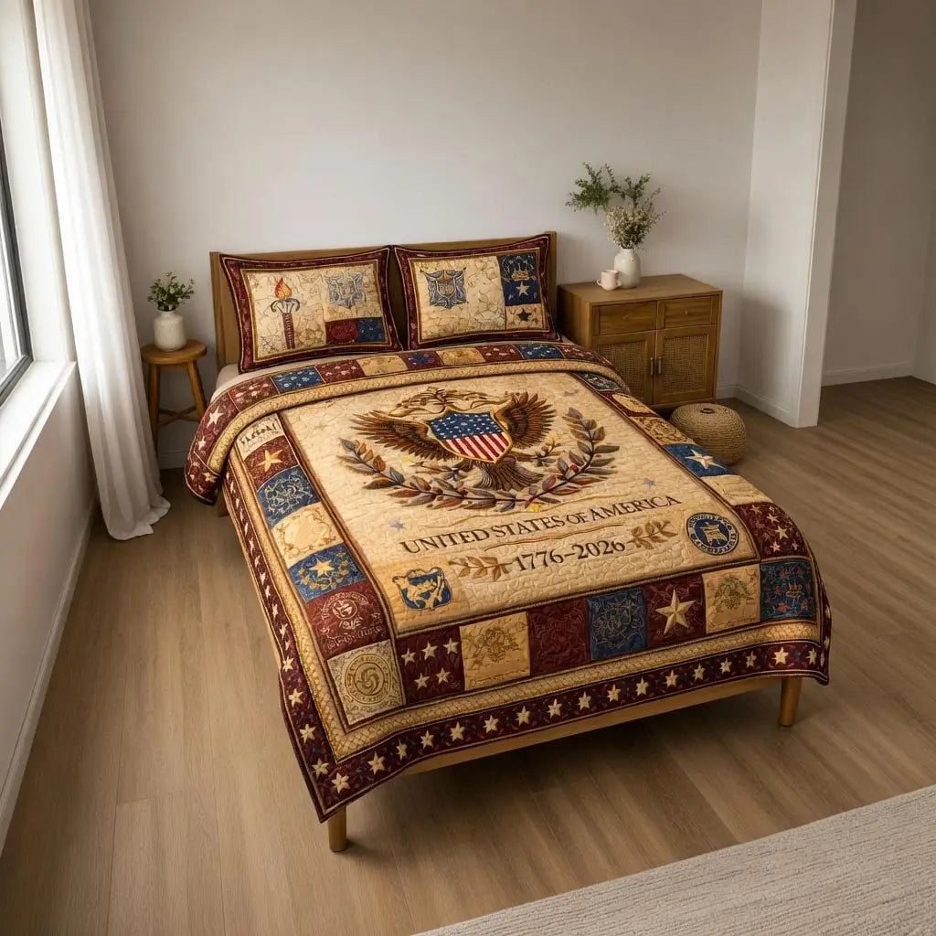 Heritage Patch Quilted Bedding Set