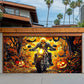 Born To Ride Built For Halloween Garage Door Banner Decoration