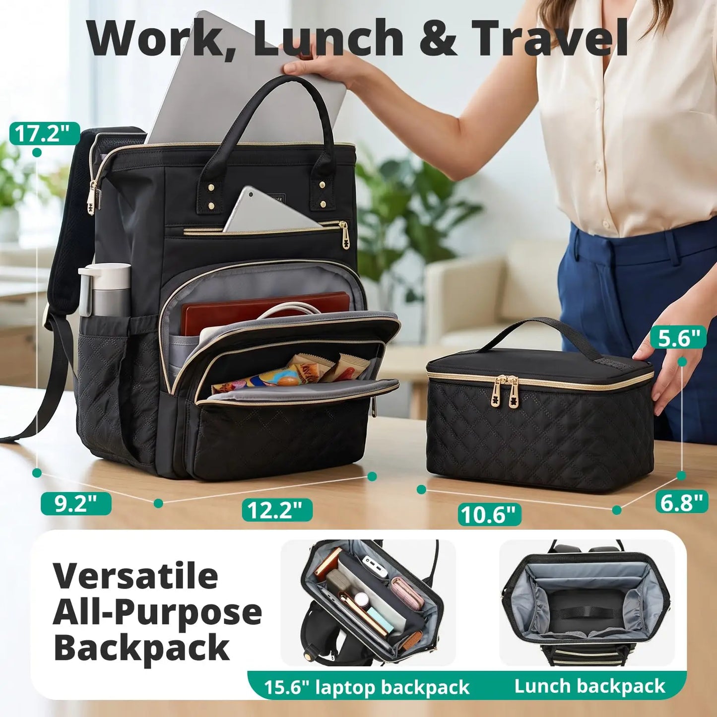 💼Multi-Function Insulated Backpack