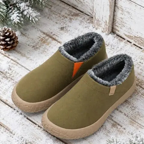 Women's Warm Slip-On Winter Snow Shoes