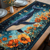Whale of Wonders Quilted Table Runner