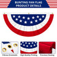 DNA Roots Quilted Fan Flag
