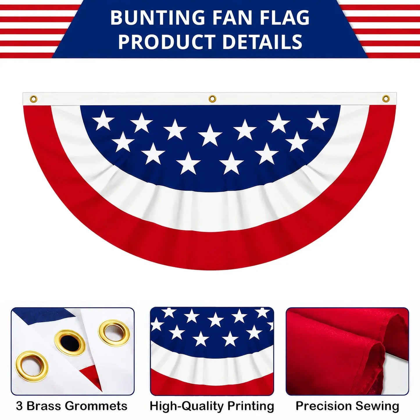 DNA Roots Quilted Fan Flag