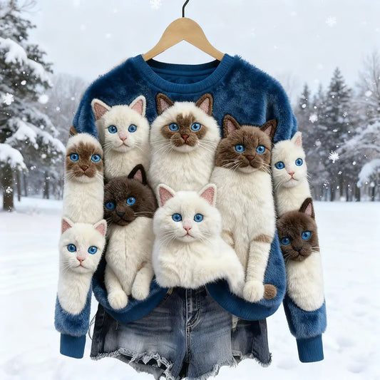Ragdoll Pack Cozy Plush Sweatshirt