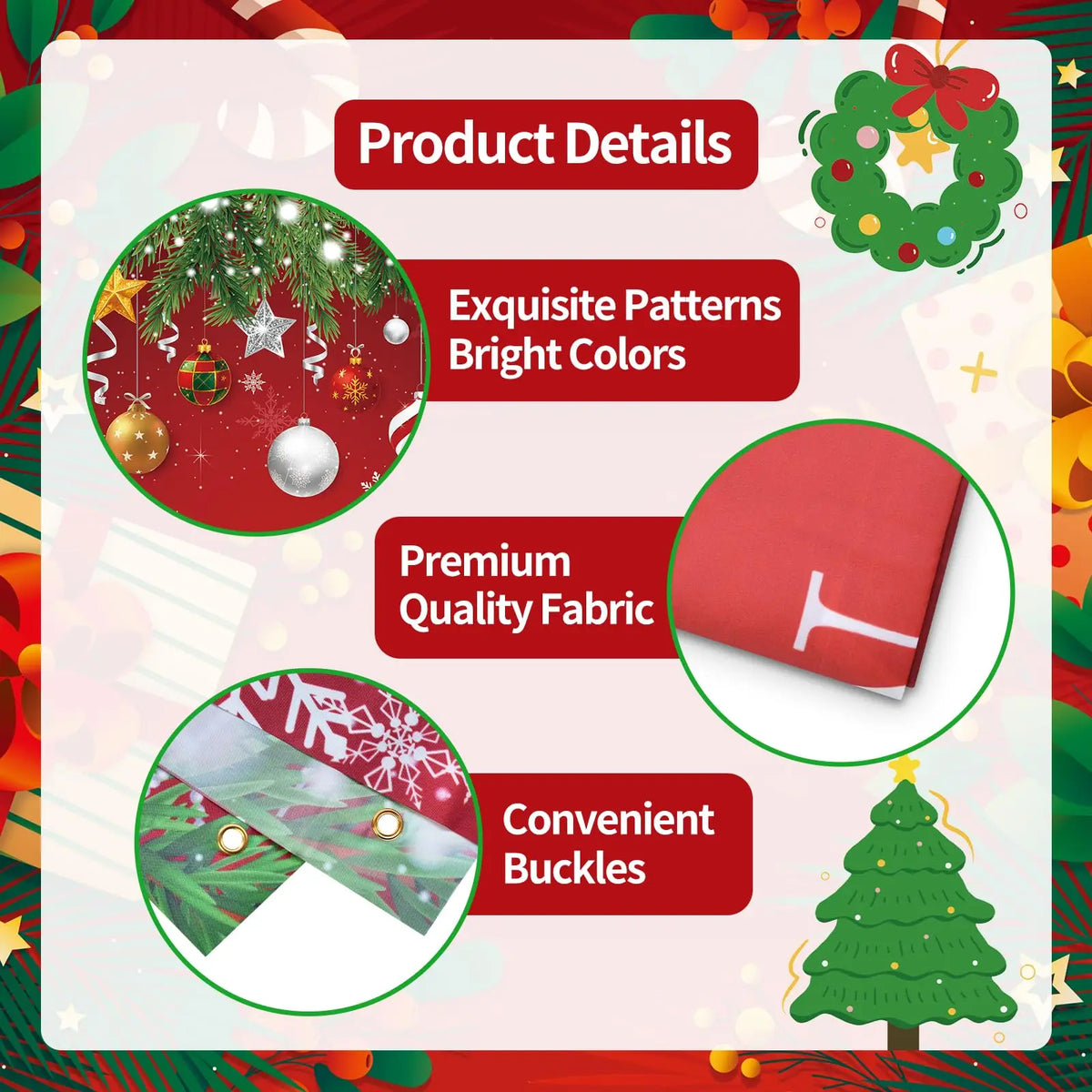 Christmas Door Cover – Instant Holiday Decor