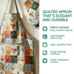 Napping Cat Quilted Apron Set (2-Piece) – Padded Apron + Heat-Resistant Oven Mitts