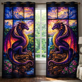 Valor Dragons Quilted Curtains