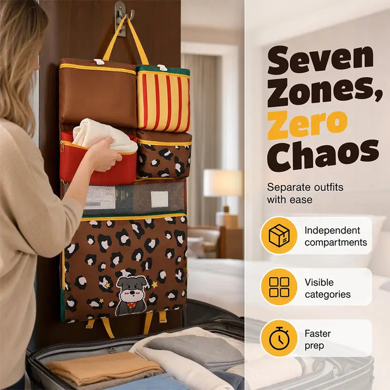 🎁Foldable Hanging Travel Organizer Bag