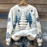 Pine Tree Cozy Plush Sweatshirt