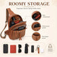 2-Way Wear Sling Boho Western Print Convertible Backpack