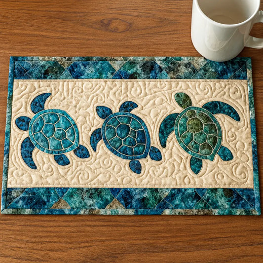 Blue Reef Quilted Place Mat