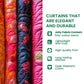 Turtle Reef Quilted Curtains