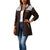 Women's Casual Color Blocked Cotton Padded Jacket