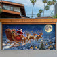 Midnight Flight To Christmas Garage Door Banner Decoration